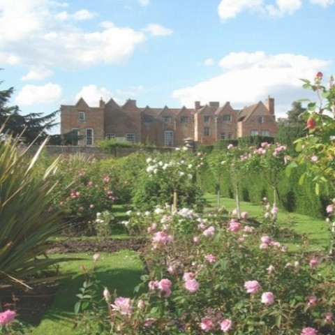 Glemham Hall - sweeping lawns and exquisite rose gardens