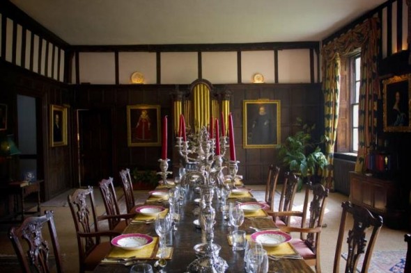 Boxted Hall - dining room