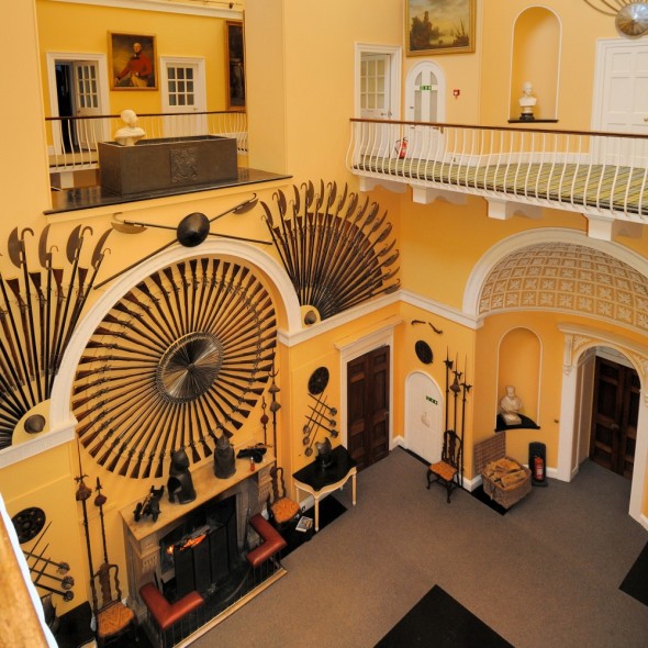 Inveraray Castle - the magnificent Armoury Hall