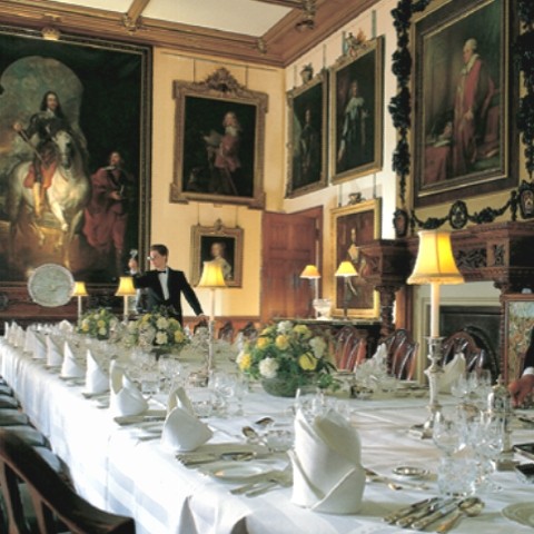 Highclere Castle dining room