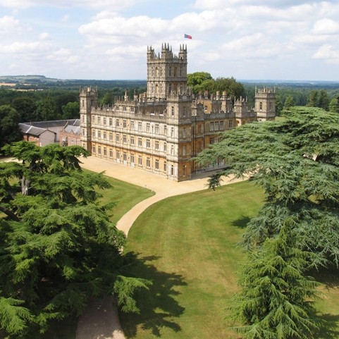 Highclere Castle from the air