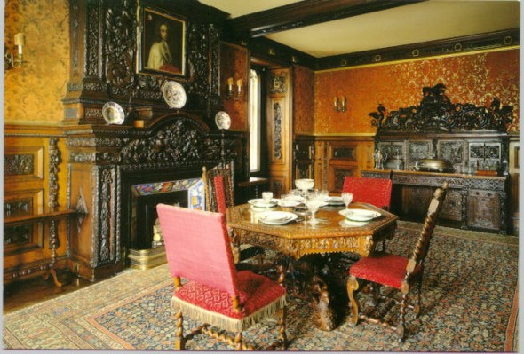 Oxburgh Hall - small dining room