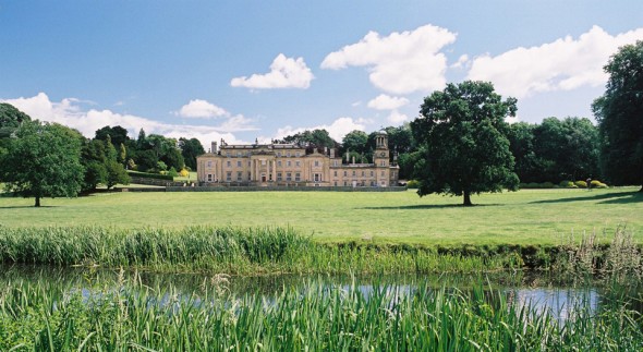 Broughton Hall, exterior in summer