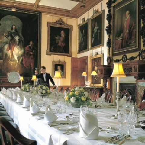 Highclere Castle dining room