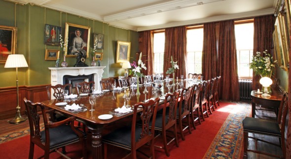 Aldourie Castle - dining room