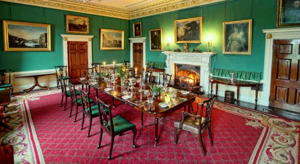 Broughton Hall, Dining Room Broughton Hall, Dining Room